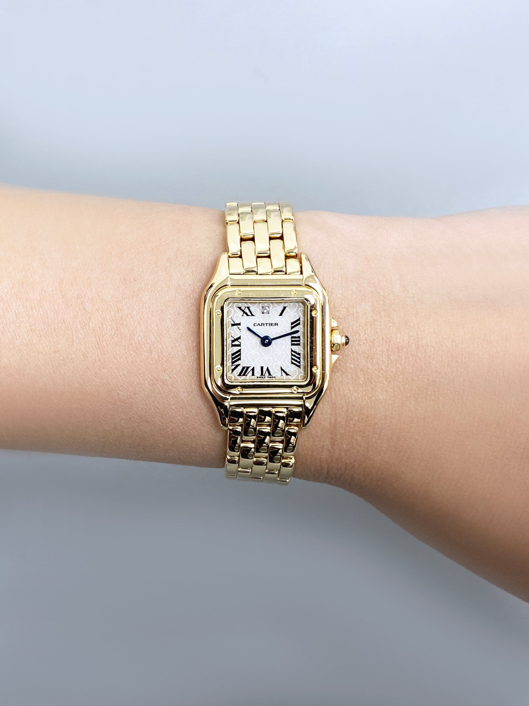 Cartier Panthere W25059B9 Heart Dial Limited Edition Ladies Watch