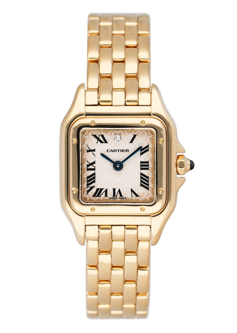 Cartier Panthere W25059B9 Heart Dial Limited Edition Ladies Watch