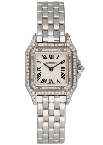 Cartier Panthere WF3118F3 18K White Gold Watch - Wristwatch