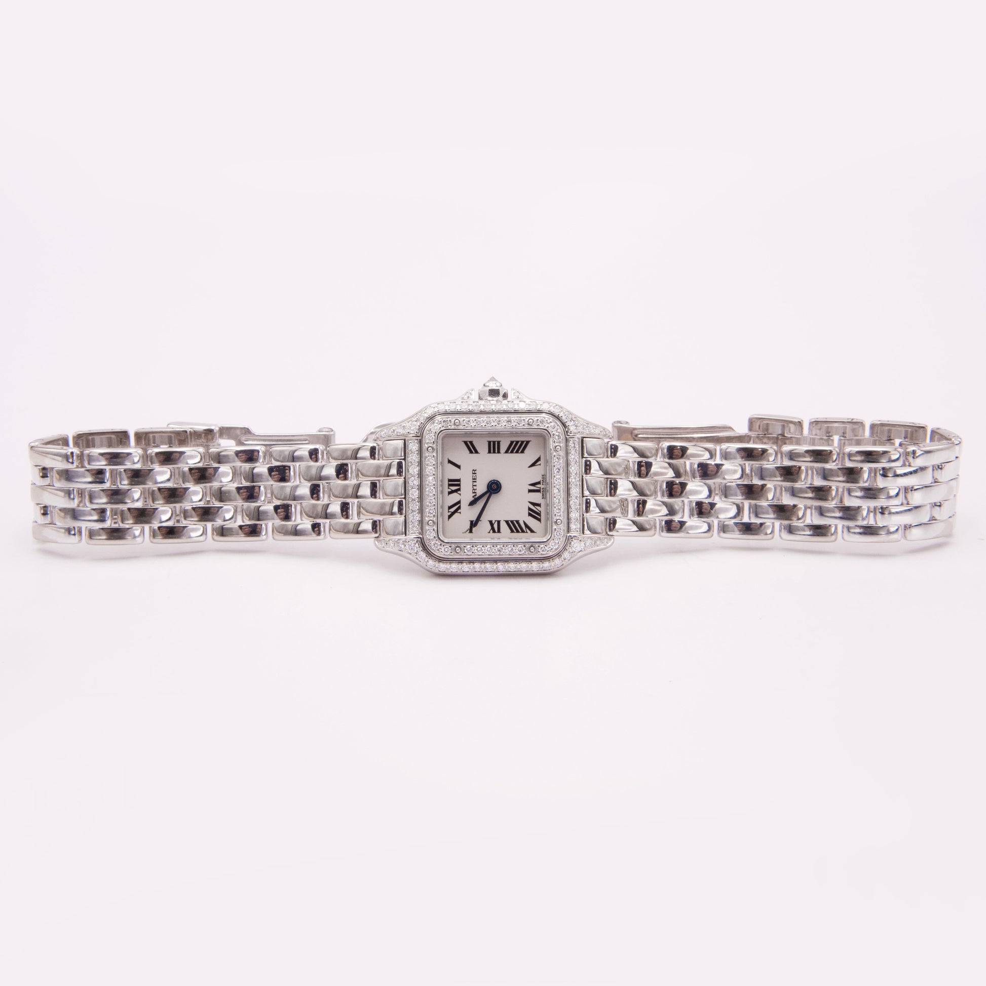 Cartier Panthere WF3118F3 18K White Gold Watch - Wristwatch