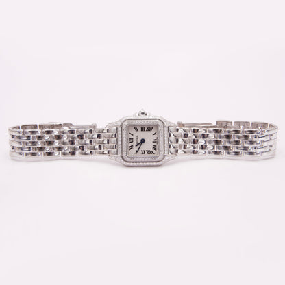 Cartier Panthere WF3118F3 18K White Gold Watch - Wristwatch