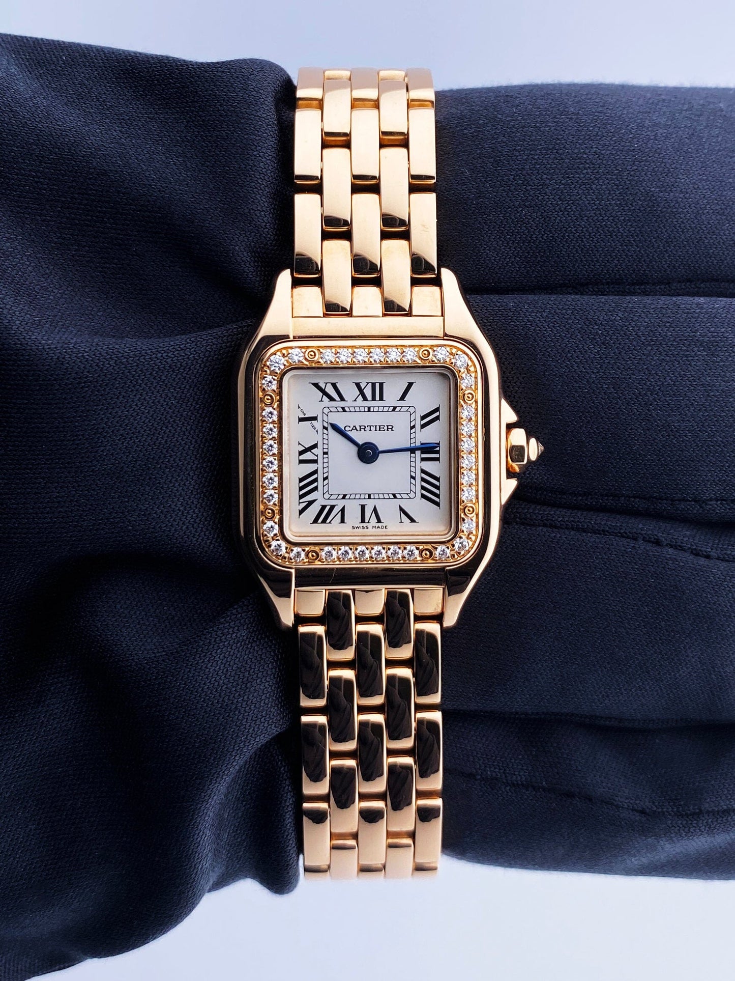 Cartier Panthere WJPN0008 Diamond 18K Rose Gold Ladies Watch Box/Papers - Virtual