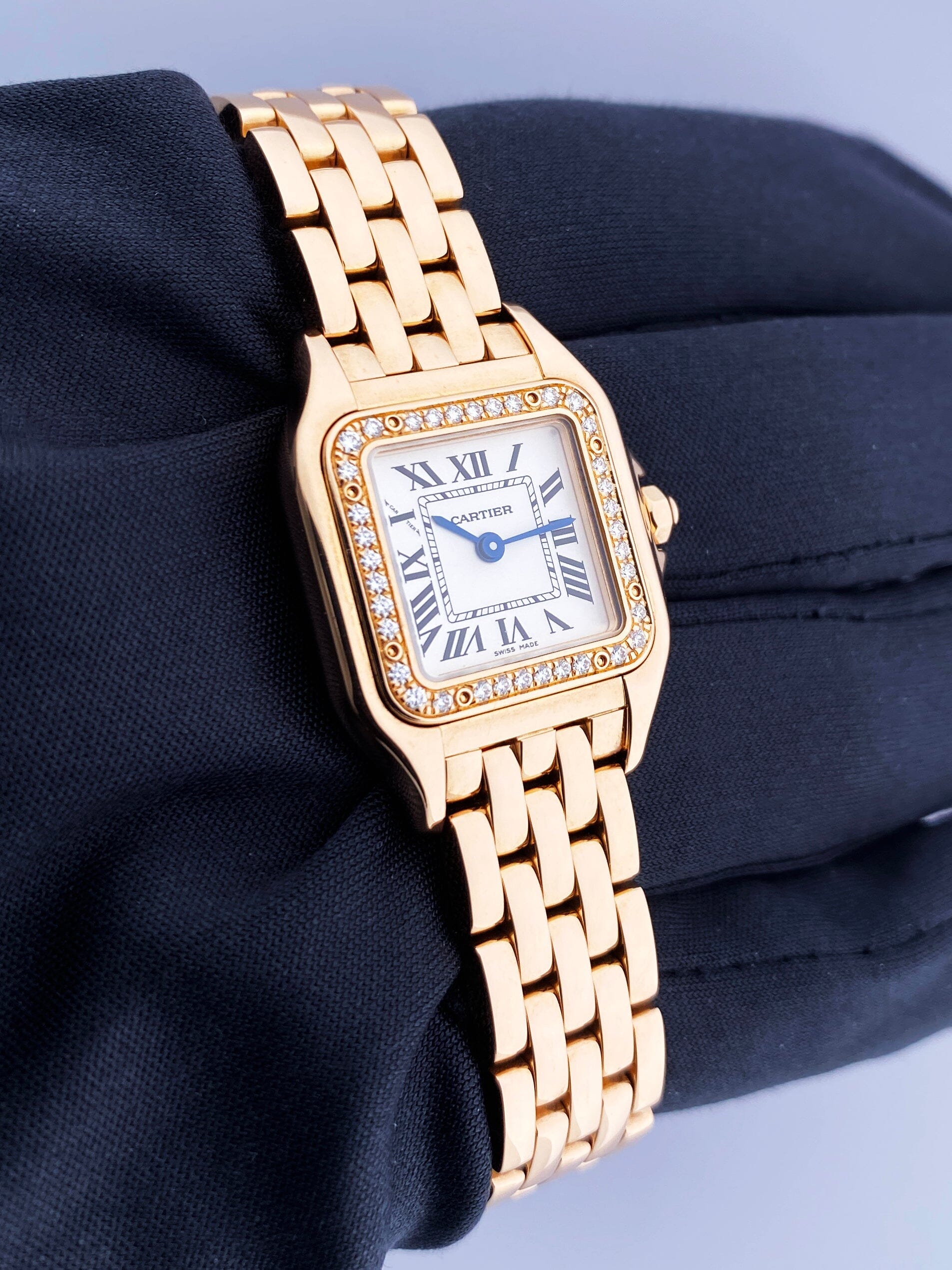 Cartier Panthere WJPN0008 Diamond 18K Rose Gold Ladies Watch Box/Papers - Virtual