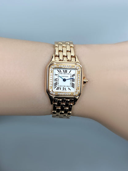 Cartier Panthere WJPN0008 Diamond Rose Gold Ladies Watch - Watches