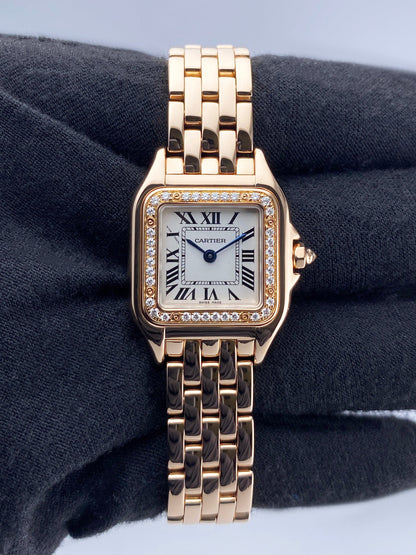 Cartier Panthere WJPN0008 Diamond Rose Gold Ladies Watch - Watches