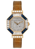 Cartier Paris Andine 82220000 Diamond Sapphire Ladies Watch