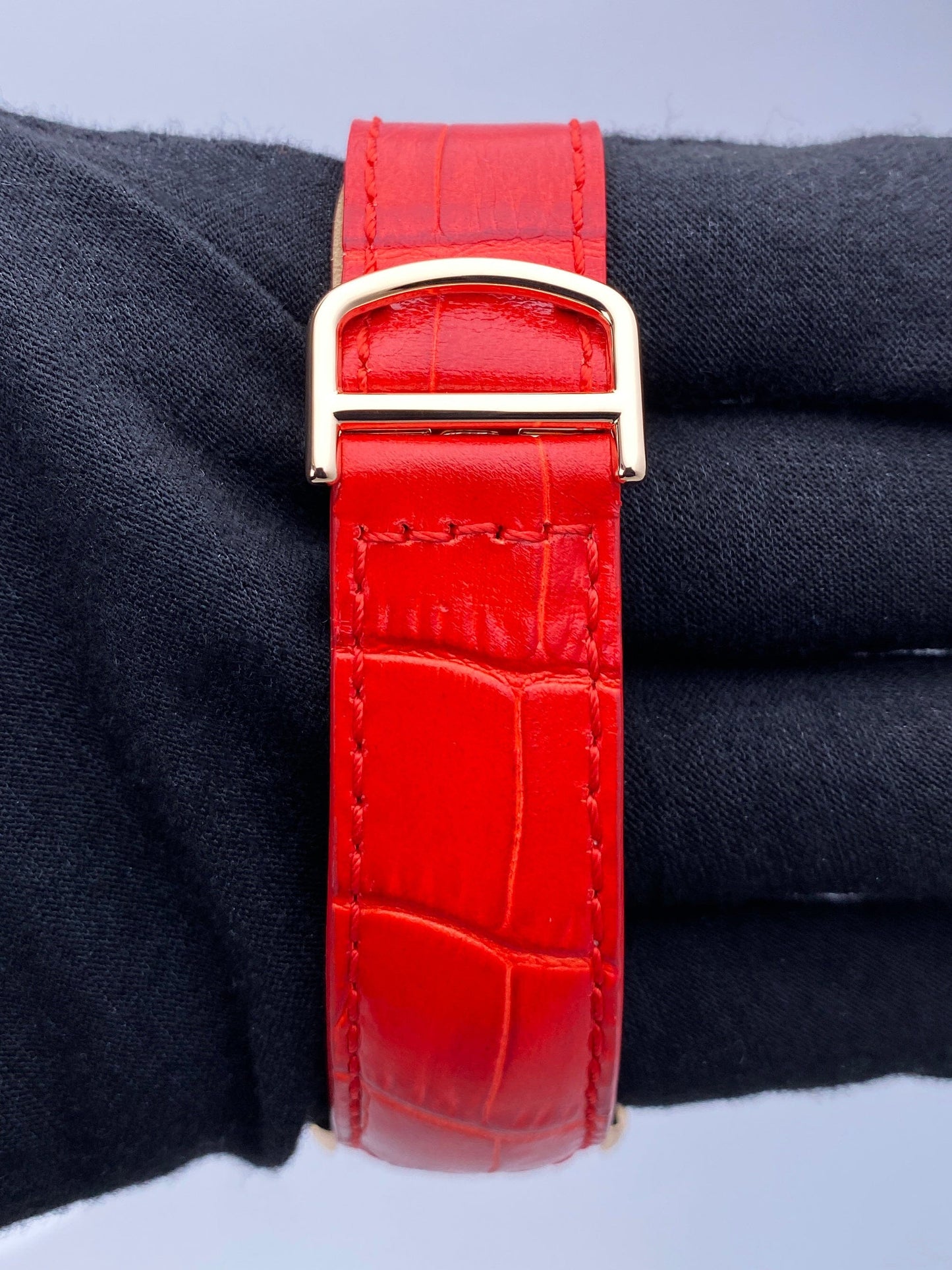 Cartier Pasha W3019051 18K Rose Gold Mens Watch Box Papers - Watches