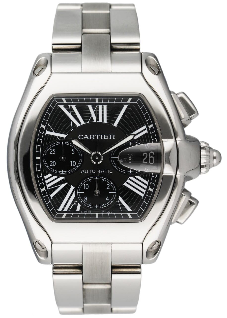 Cartier Roadster GGC98000 / 2618 Black Dial Mens Watch - Watches