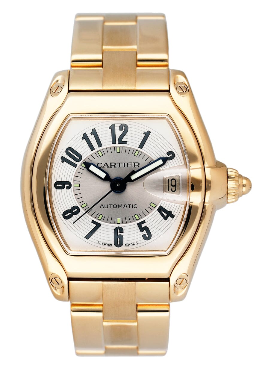 Cartier Roadster Large W62003V1 18K Yellow Gold Mens Watch – Phigora