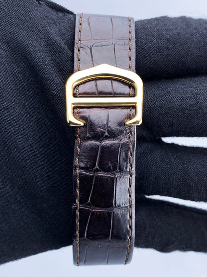Cartier Roadster Large W62005V2 18K Yellow Gold Mens Watch - Watches