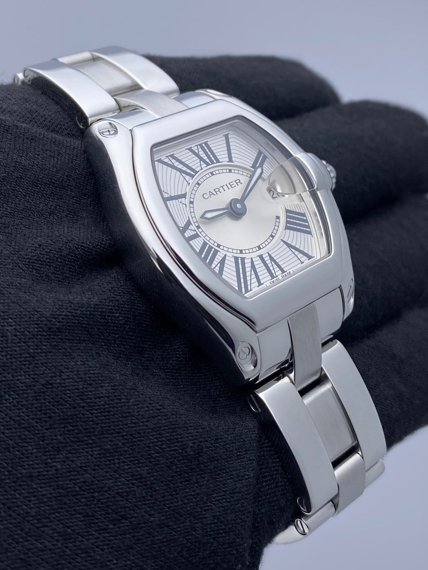 Cartier Roadster W62016V3 Stainless Steel Ladies Watch | – Phigora