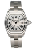 Cartier Roadster W62025V3 Silver Dial Mens Watch - Virtual