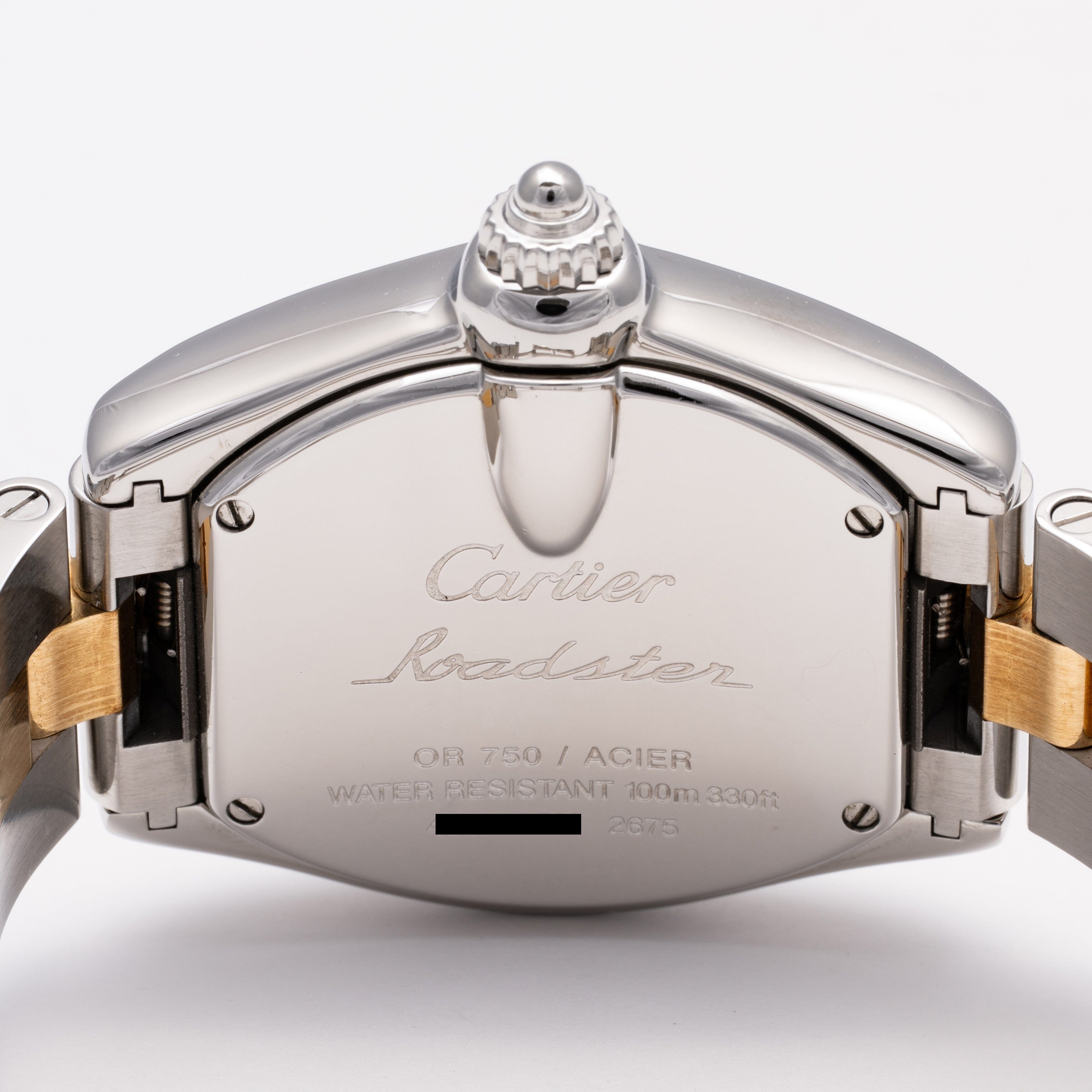 Cartier Roadster W62026Y4 Two Tone Yellow Gold Ladies Watch – Phigora