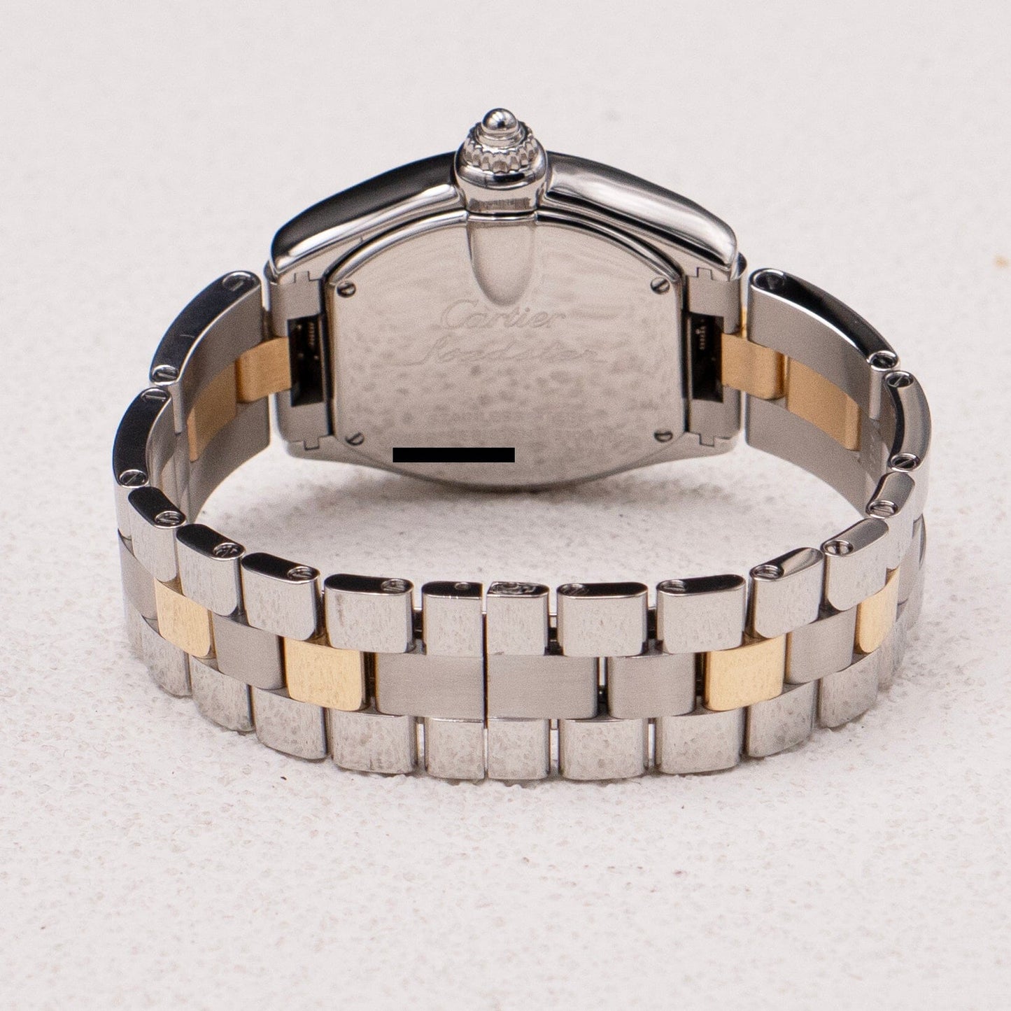 Cartier Roadster W62026Y4 Two Tone Yellow Gold Ladies Watch - Watches