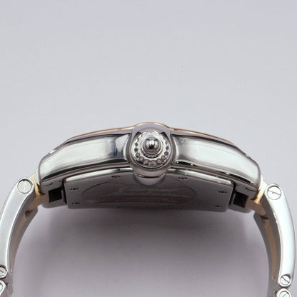 Cartier Roadster W62031Y4 Silver Dial Two Tone Mens Watch - Wristwatch