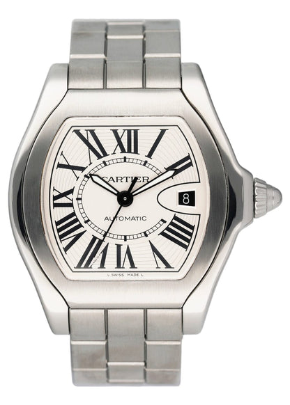 Cartier Roadster W6206017 Silver Dial Mens Watch - Watches