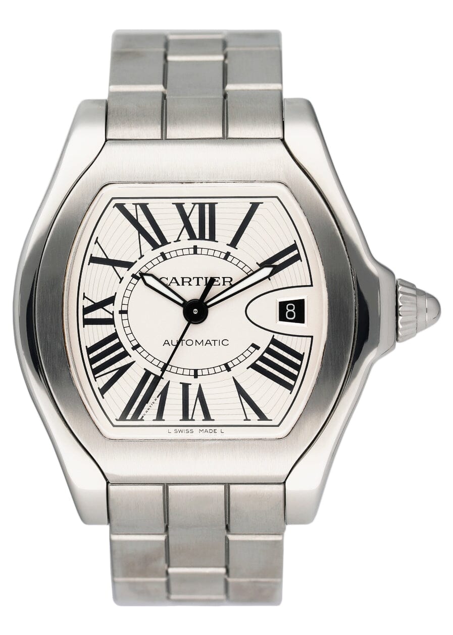 Cartier Roadster W6206017 Silver Dial Mens Watch - Watches