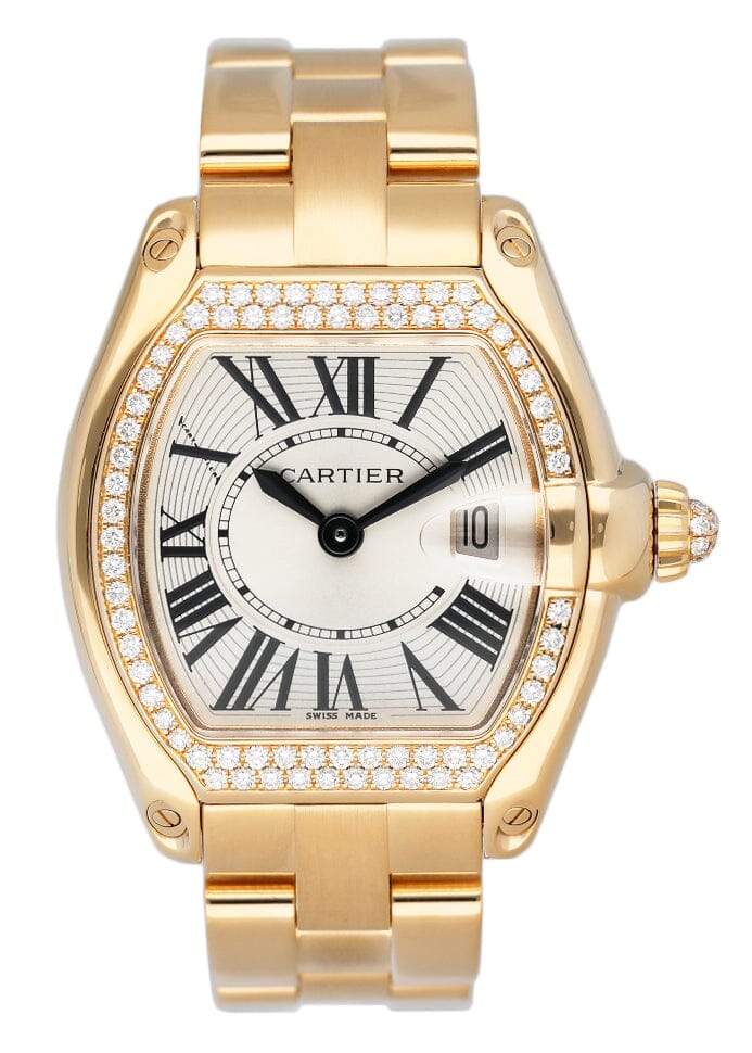 Cartier Roadster WE5001X1 Diamond Yellow Gold Ladies Watch - Watches
