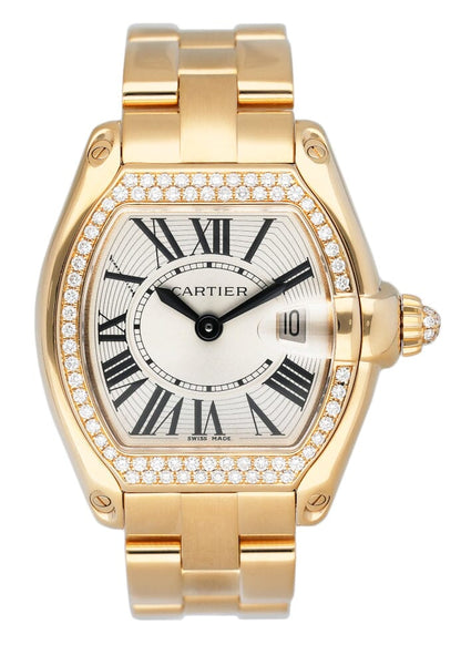 Cartier Roadster WE5001X1 Diamond Yellow Gold Ladies Watch - Watches