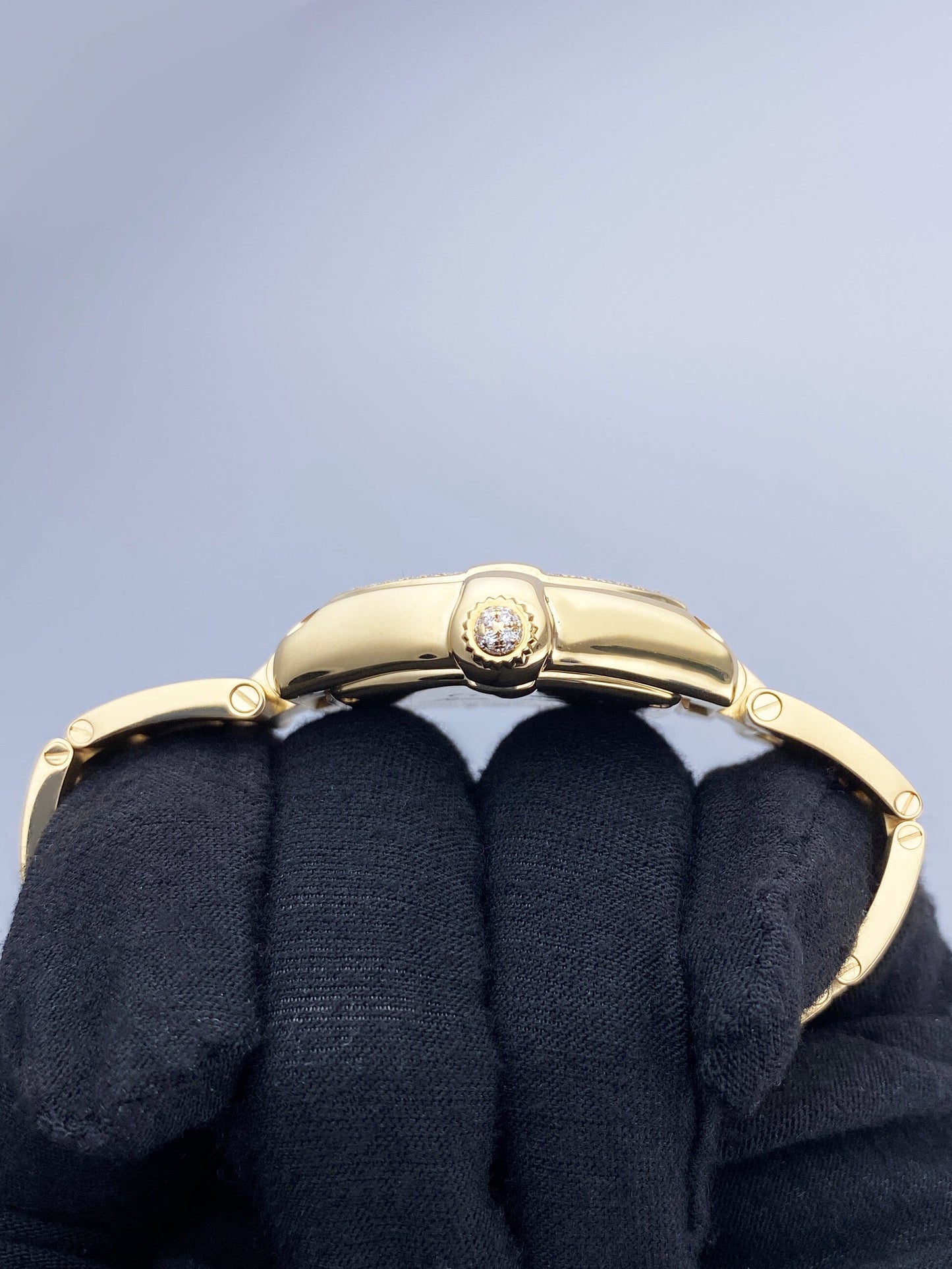 Cartier Roadster WE5001X1 Diamond Yellow Gold Ladies Watch - Watches