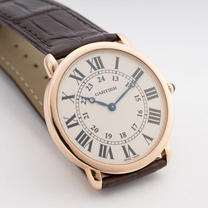 Cartier Ronde Louis W6800251 18K Rose Gold Watch - Watches