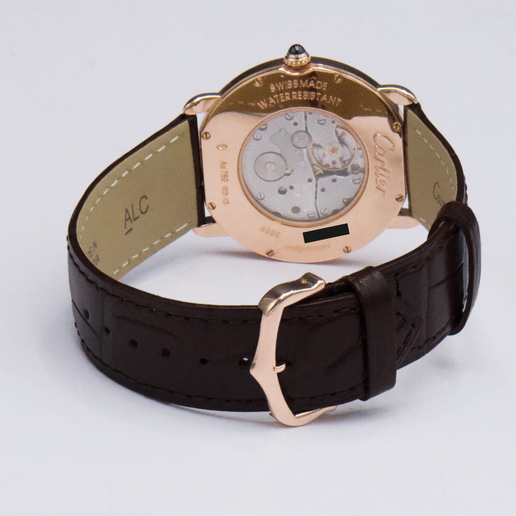 Cartier Ronde Louis W6800251 18K Rose Gold Watch Box Papers - Wristwatch