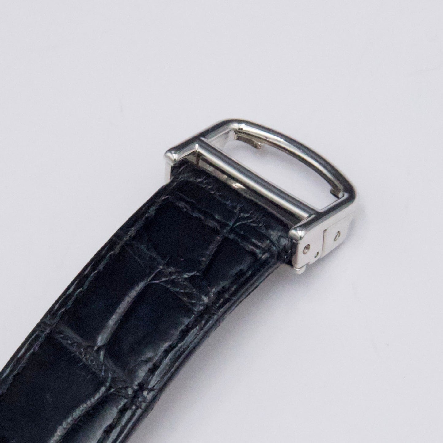 Cartier Ronde Louis WR007004 Rhodiumized 18K White gold Mens Watch - Watches