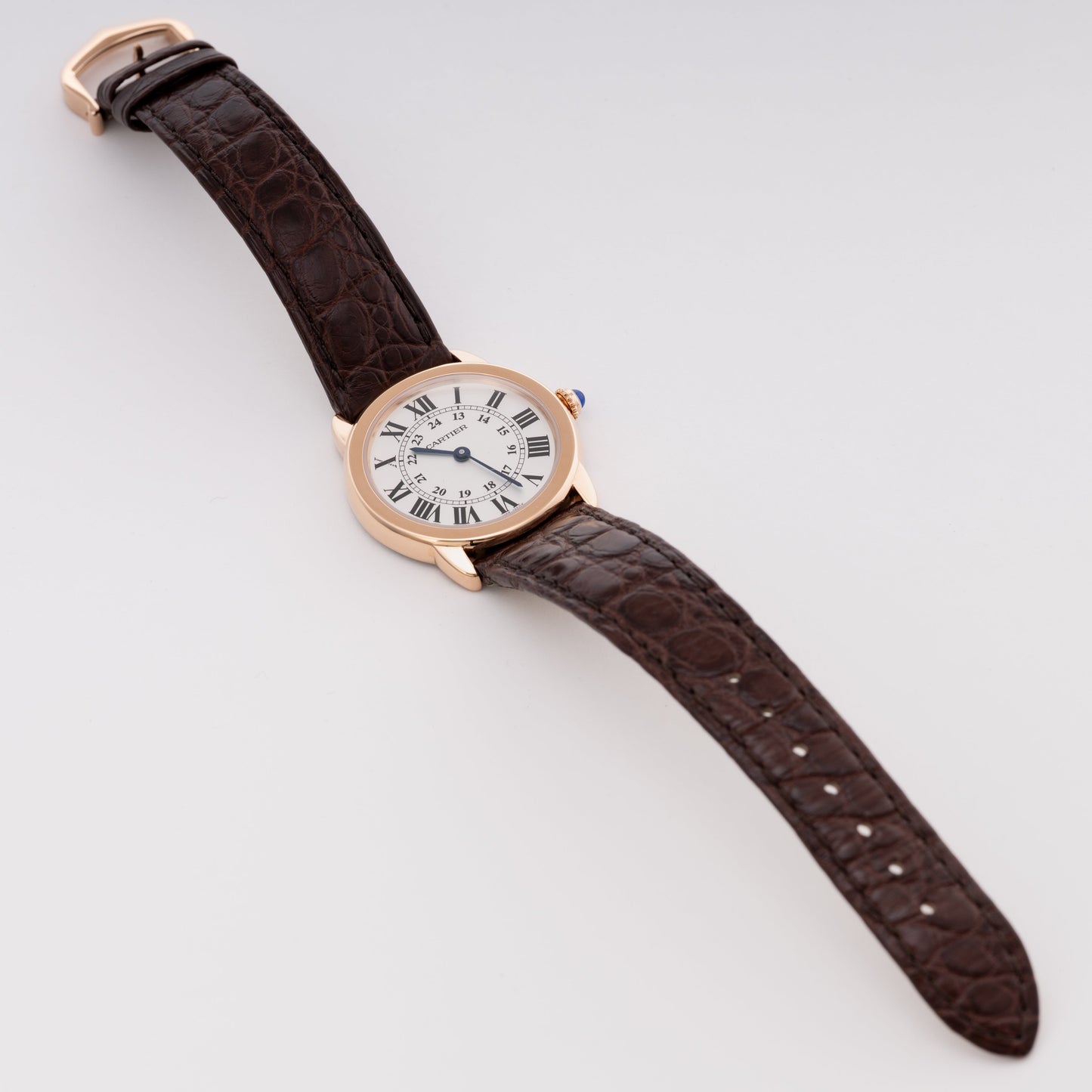 Cartier Ronde Solo W6701007 18K Rose Gold Ladies Watch Box Papers - Watches
