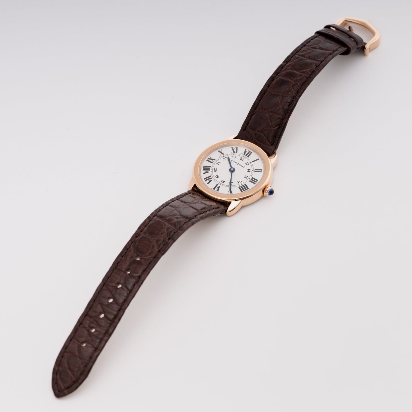 Cartier Ronde Solo W6701007 18K Rose Gold Ladies Watch Box Papers - Watches