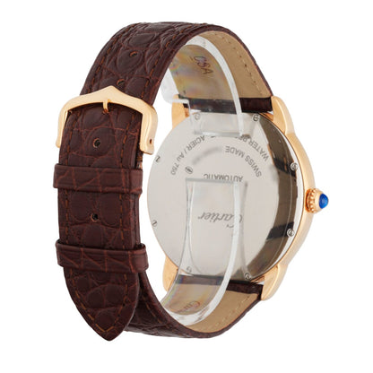 Cartier Ronde Solo W6701009 18K Rose Gold XL Mens Watch - Wristwatch