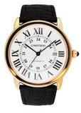 Cartier Ronde Solo W6701009 18K Rose Gold XL Mens Watch Box Papers - Watches