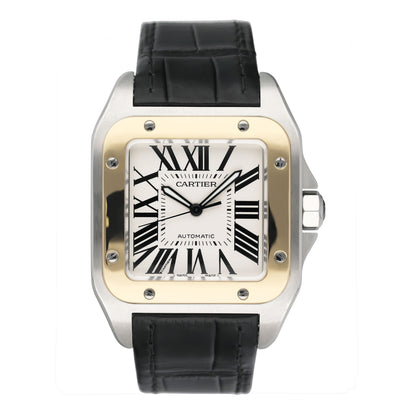 Cartier Santos 100 2656 Stainless Steel Automatic Men’s Watch - Wristwatch