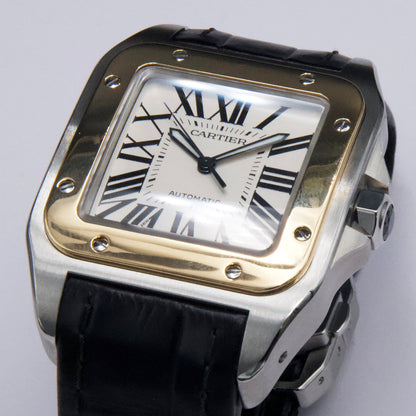 Cartier Santos 100 2656 Stainless Steel Automatic Men’s Watch - Wristwatch