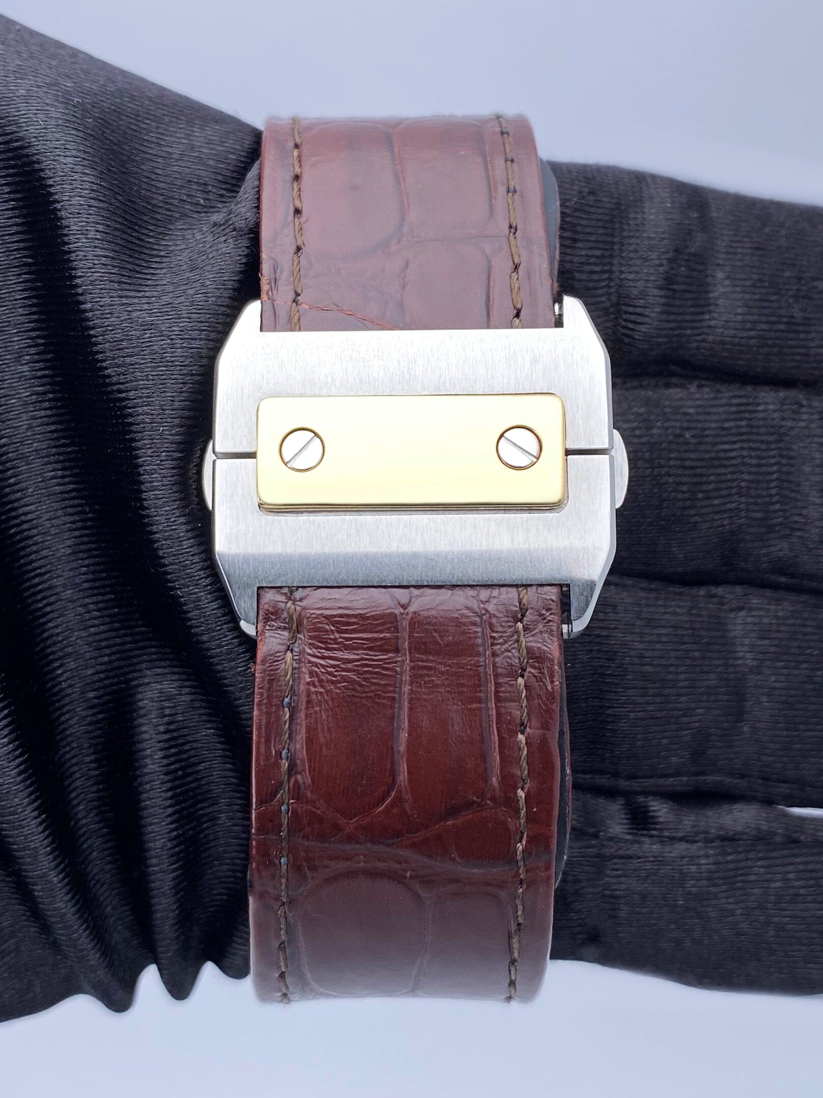 Cartier Santos-100 Large W20072X7 Two Tones Mens Watch Box Papers - Watches