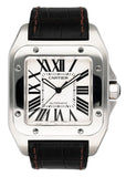 Cartier Santos-100 W20073X8 Stainless Steel Mens Watch - Watches