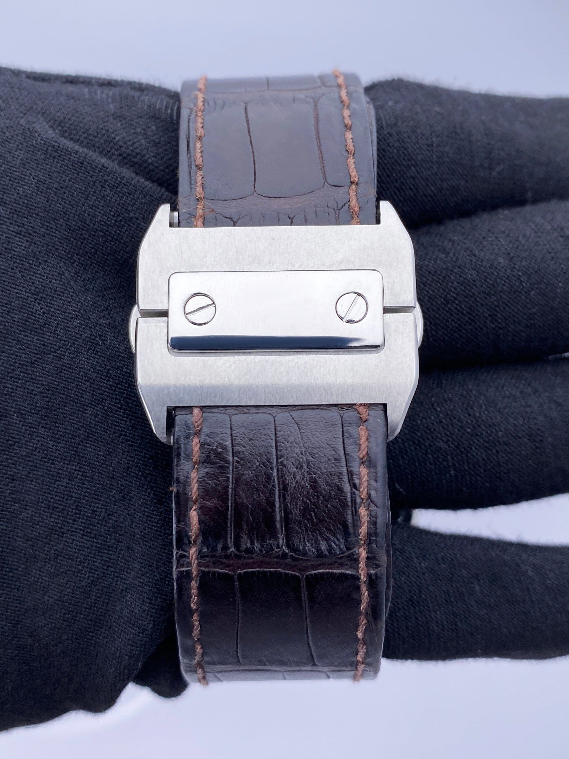 Cartier Santos-100 W20073X8 Stainless Steel Mens Watch - Watches