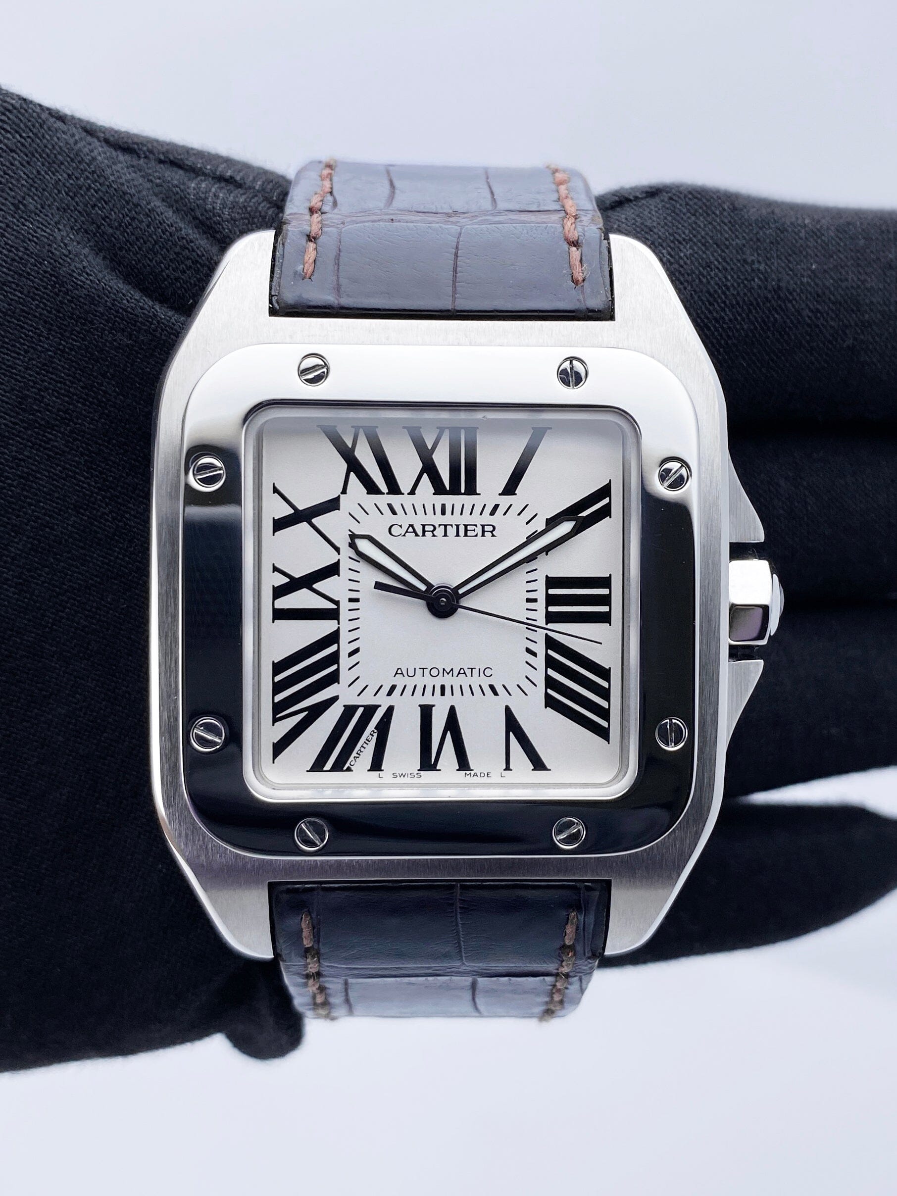Cartier Santos 100 W20076X8 Large Anniversary Edition Mens Watch