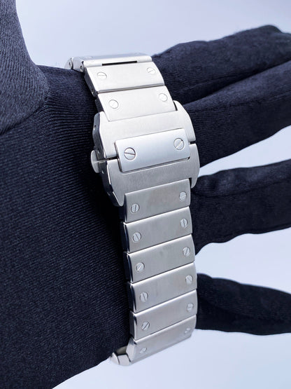 Cartier Santos-100 XL W200737G Stainless Steel Mens Watch - Wristwatch