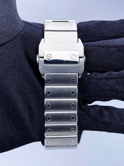 Cartier Santos-100 XL W200737G Stainless Steel Mens Watch - Wristwatch