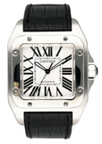 Cartier Santos-100 XL W20073X8 Stainless steel Mens Watch Box Papers - Wristwatch