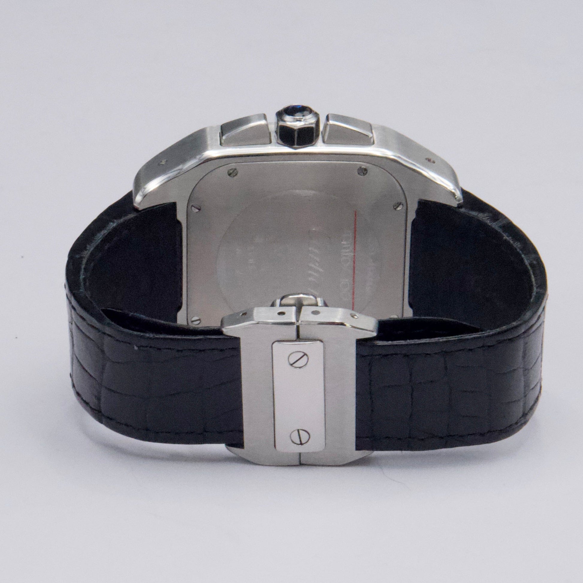 Cartier Santos-100 XL W20090X8 Chronograph Steel Mens Watch - Watches