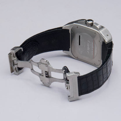 Cartier Santos-100 XL W20090X8 Chronograph Steel Mens Watch - Watches
