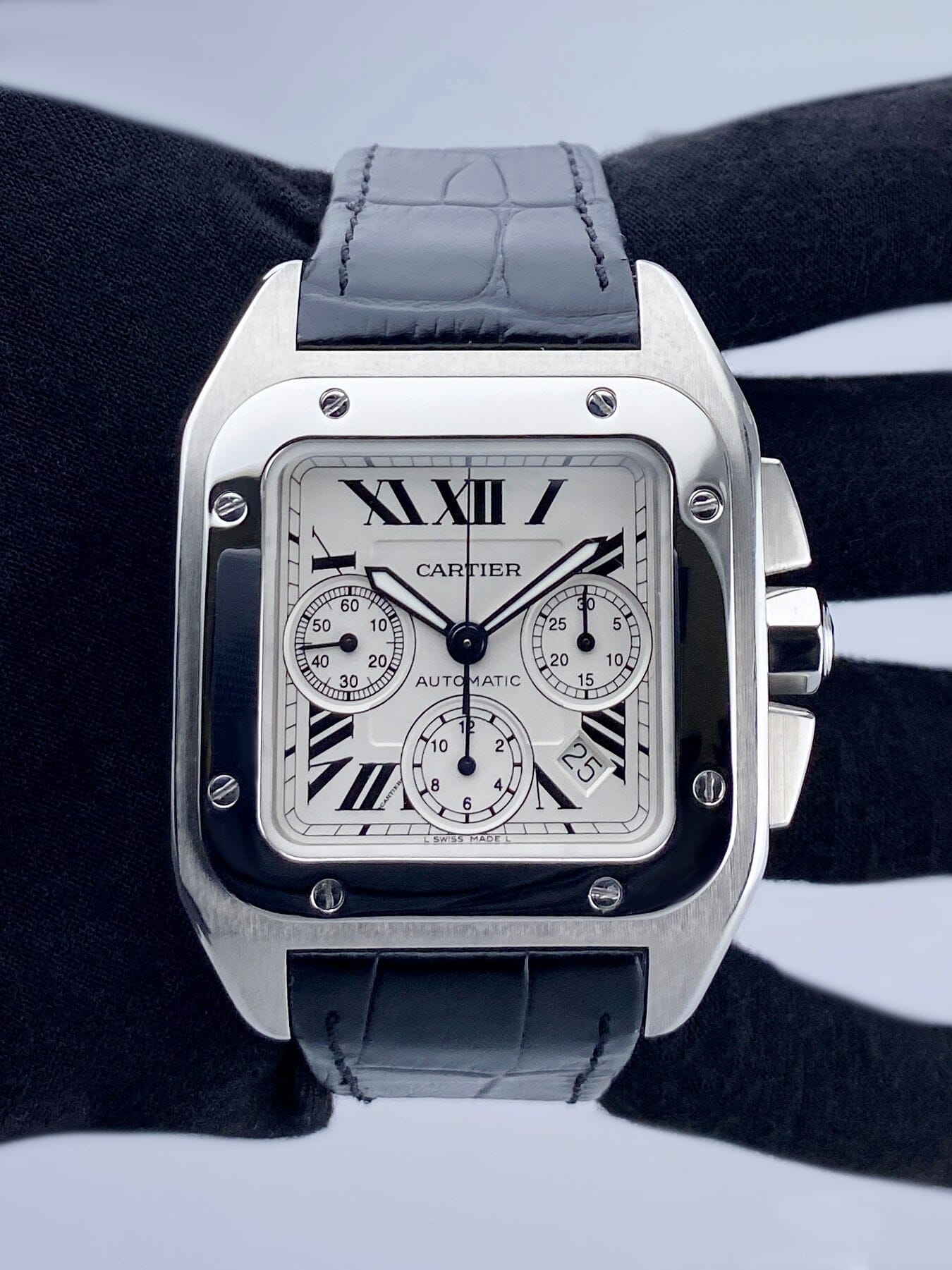 Xl Chronograph Cartier Santos 100 Xl Precio Cartier Santos 100