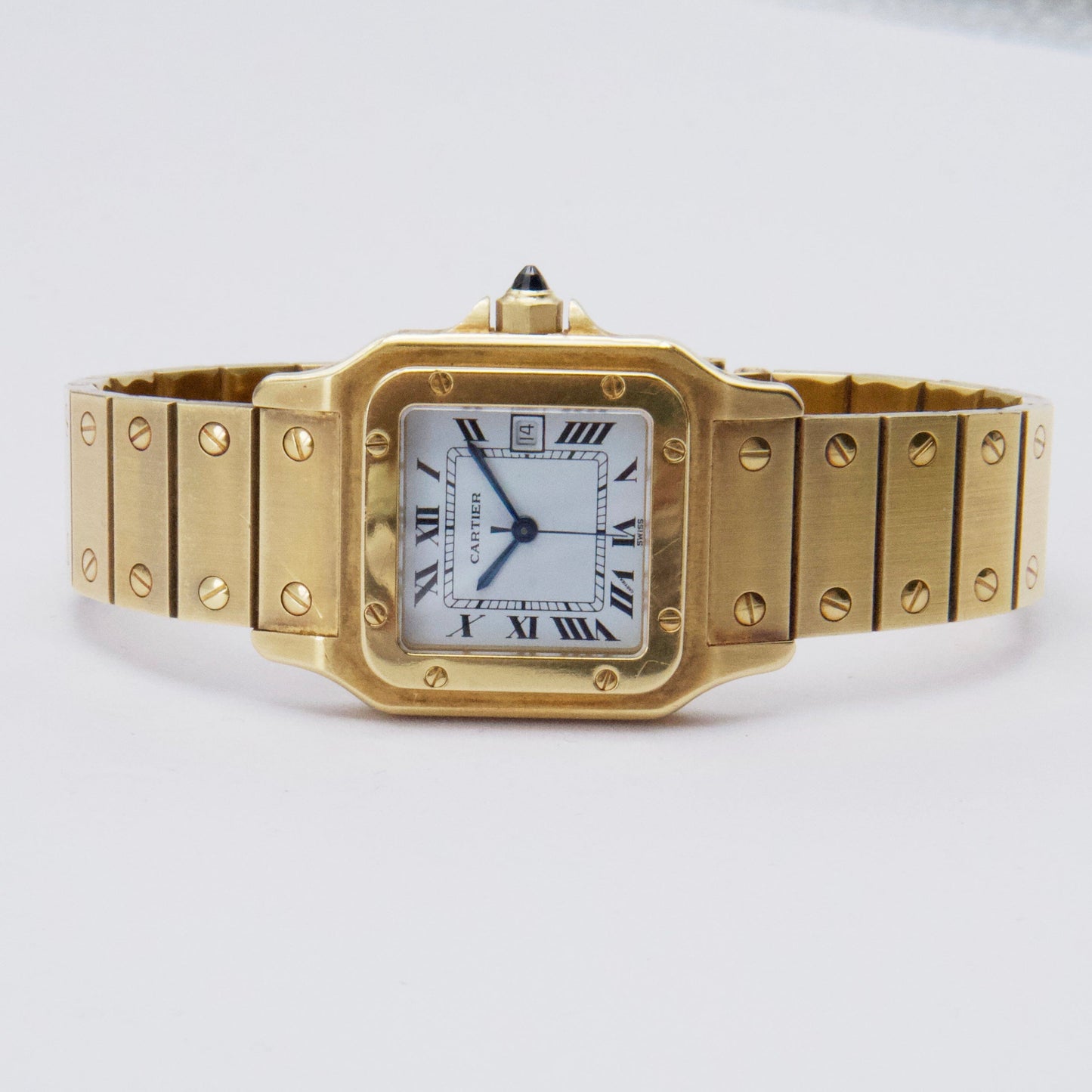 Cartier Santos 82746788 18K Yellow Gold Mens Watch - Wristwatch
