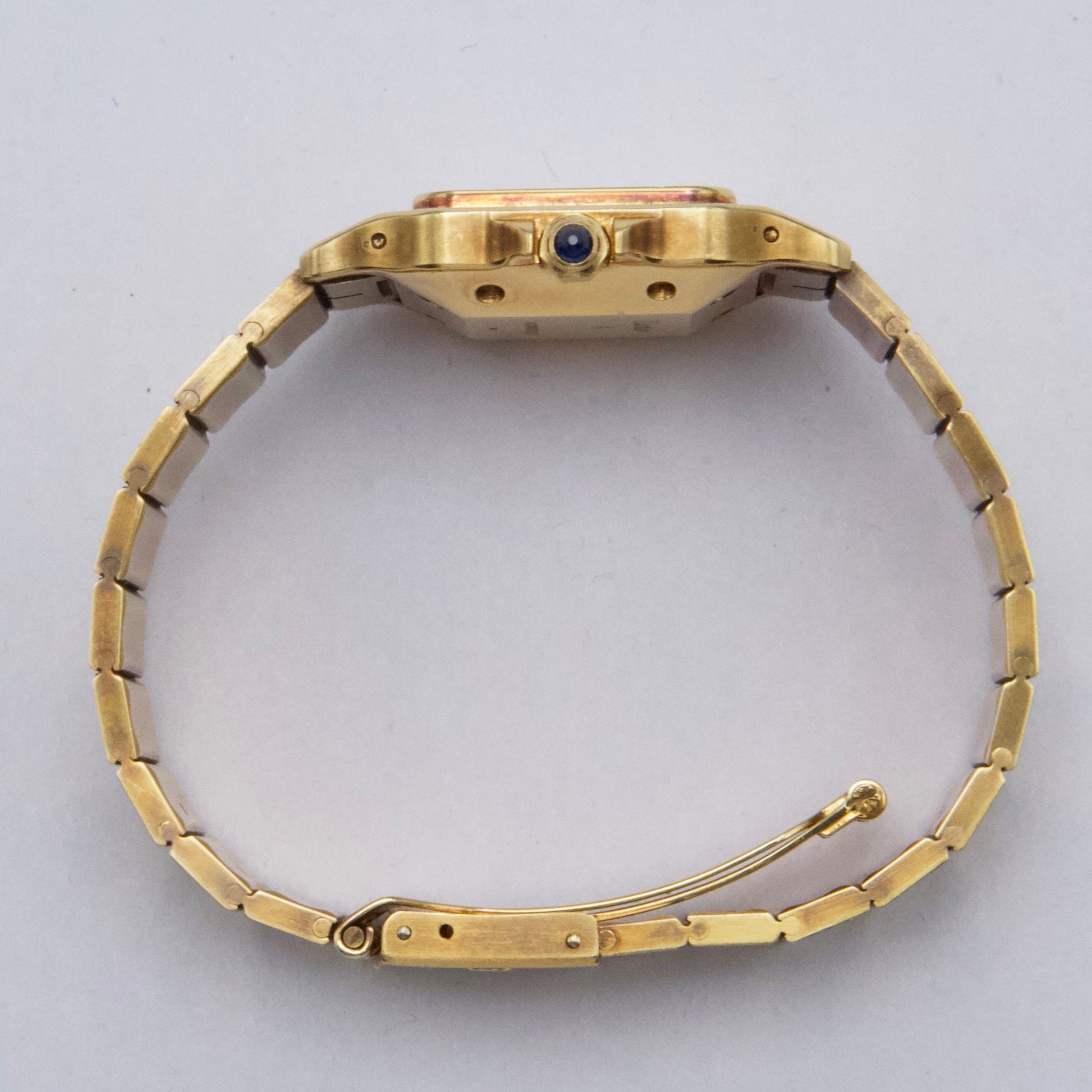 Cartier Santos 82746788 18K Yellow Gold Mens Watch - Wristwatch