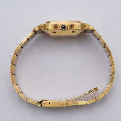 Cartier Santos 82746788 18K Yellow Gold Mens Watch - Wristwatch