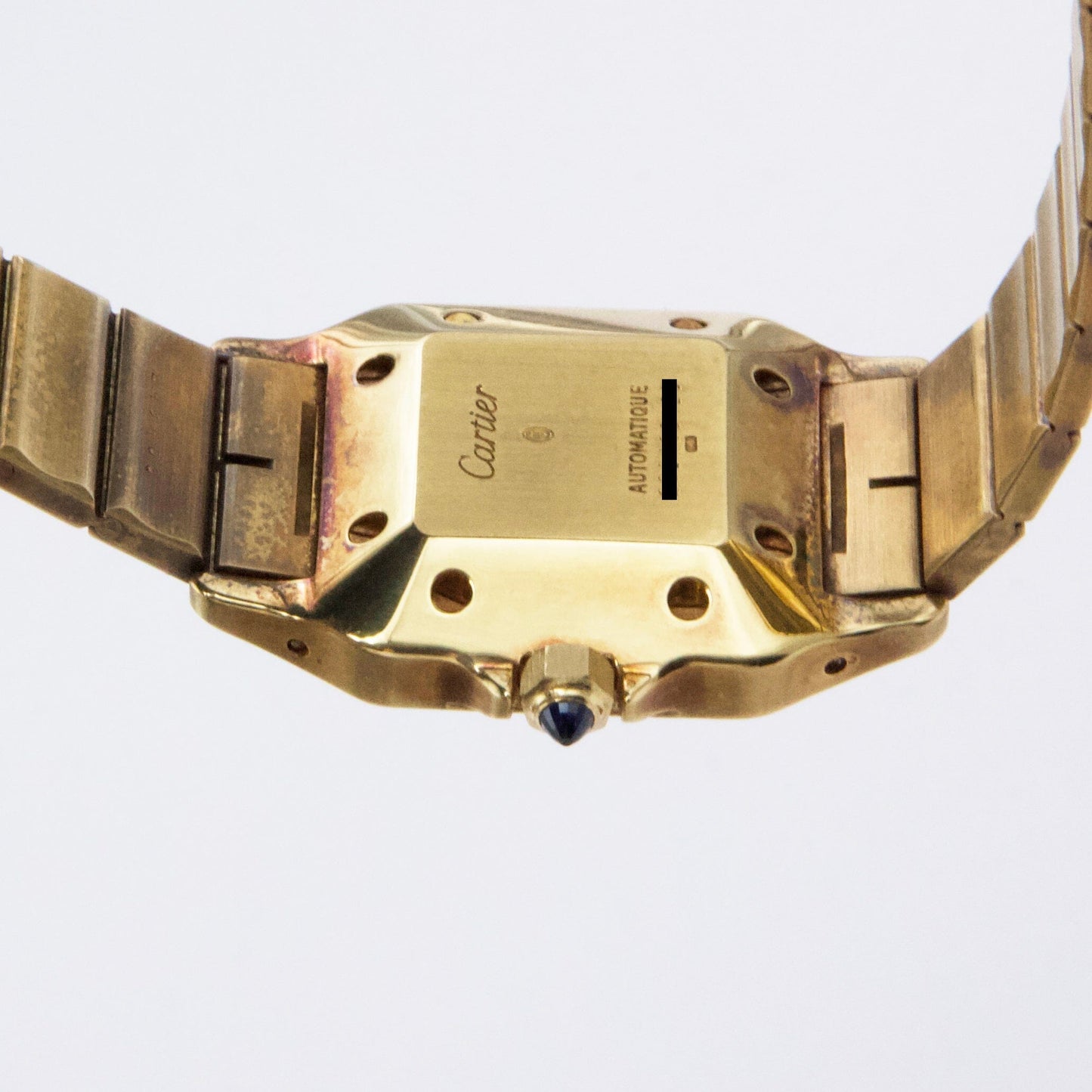 Cartier Santos 82746788 18K Yellow Gold Mens Watch - Wristwatch