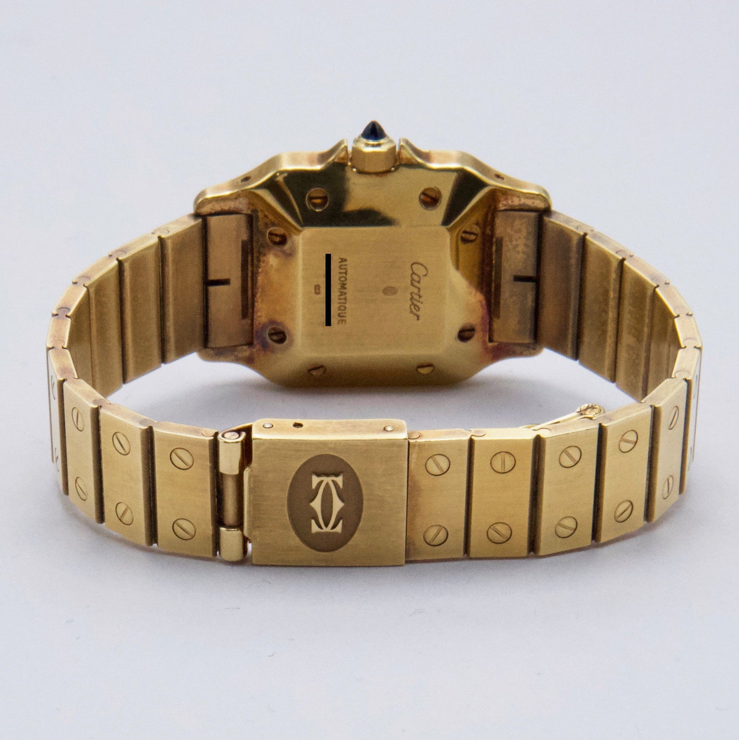 Cartier Santos 82746788 18K Yellow Gold Mens Watch - Wristwatch