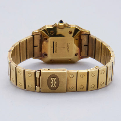Cartier Santos 82746788 18K Yellow Gold Mens Watch - Wristwatch