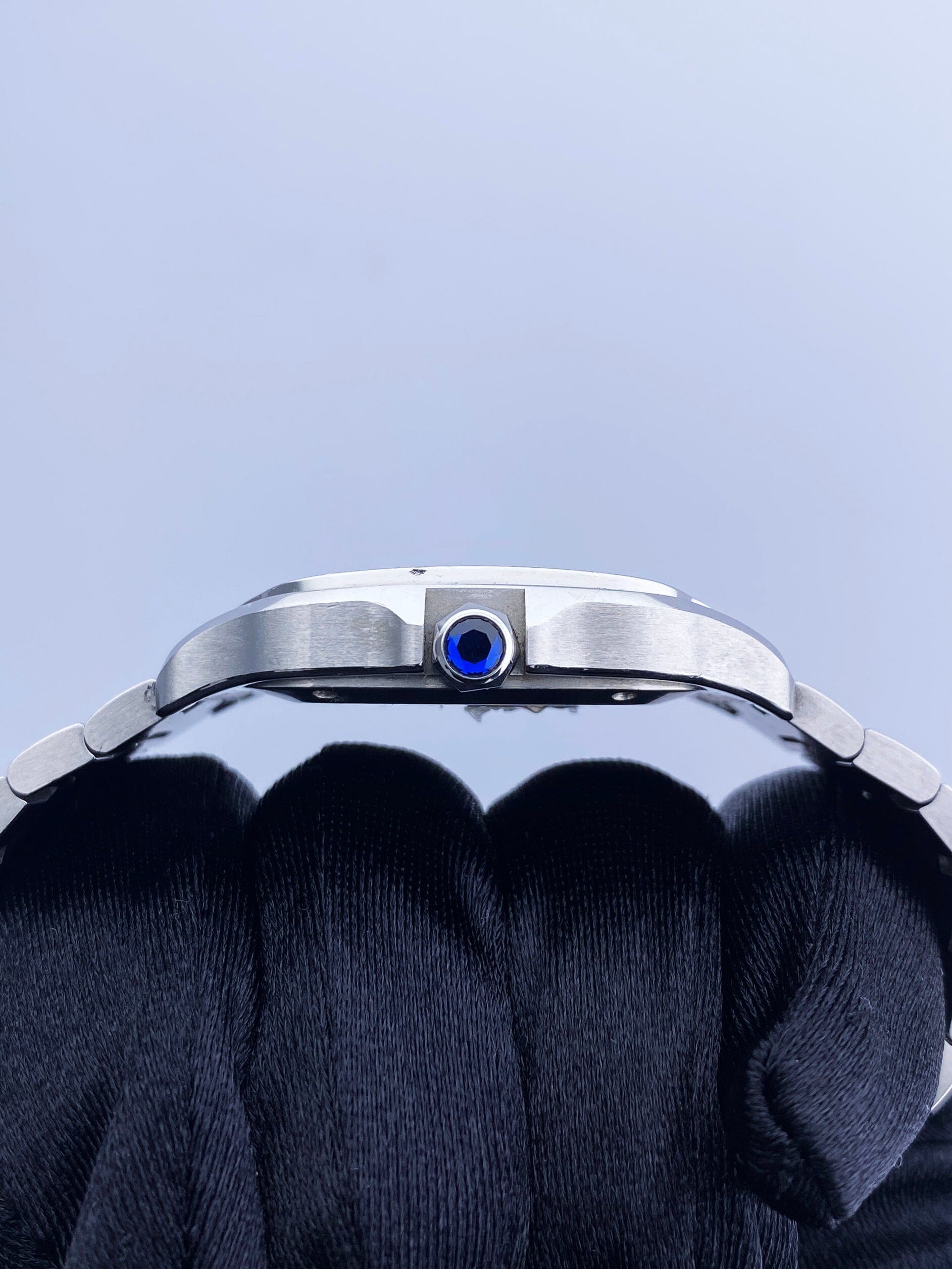 Cartier Santos De WSSA0029 Medium Steel Watch Box Papers - Virtual